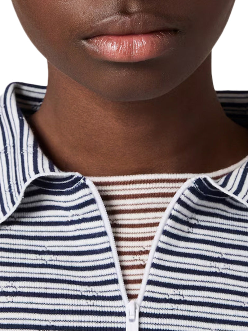 POLO IN COTONE, CASHMERE E SETA