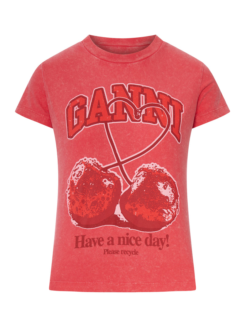 T-SHIRT IN JERSEY CON LOGO FRONTALE