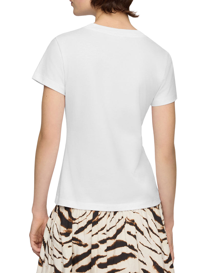 T-SHIRT IN COTONE ORGANICO CON STAMPA FRONTALE