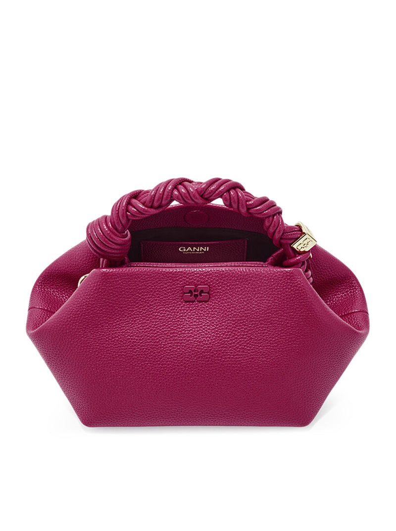PICCOLA BORSA BOU IN PELLE MARTELLATA