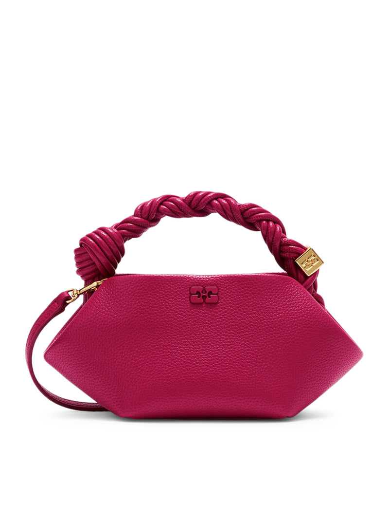 MINI BOU BAG IN PELLE MARTELLATA