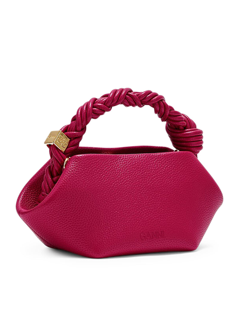 MINI BOU BAG IN PELLE MARTELLATA