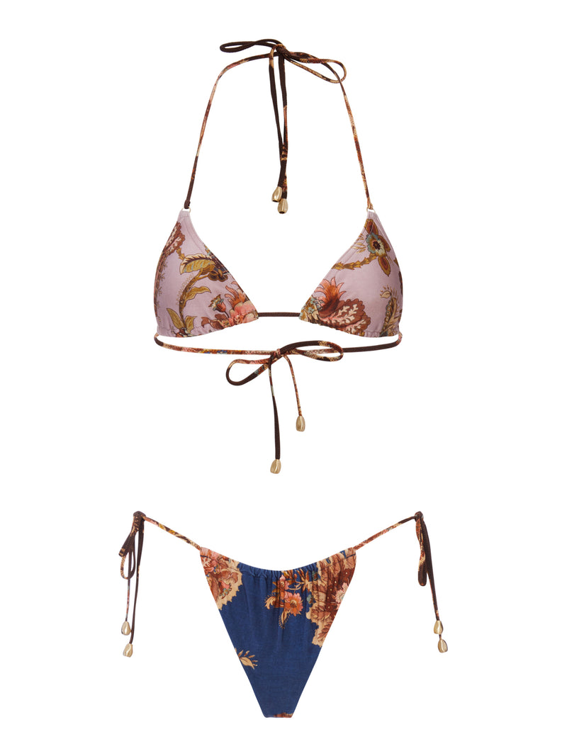 BIKINI A TRIANGOLO A SEZIONI ASTER