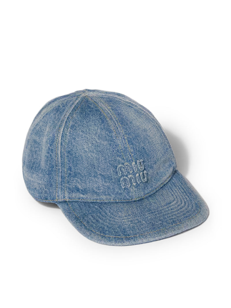 CAPPELLO DA BASEBALL IN DENIM WASHED
