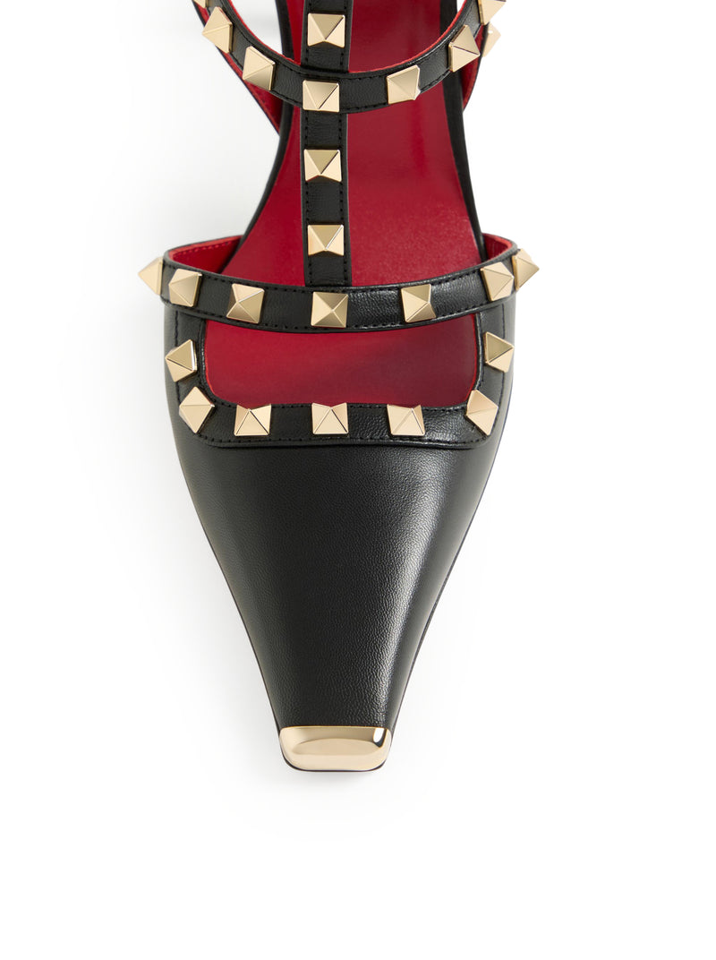 DÉCOLLETÉ ROCKSTUD IN CAPRETTO 100MM
