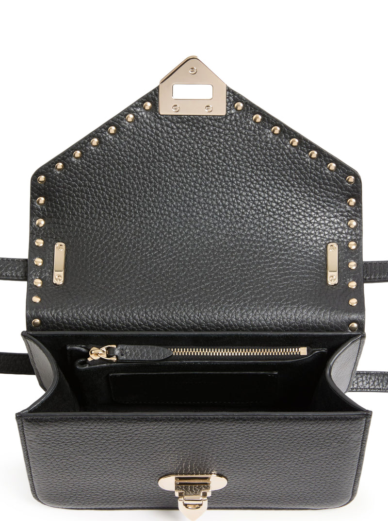 BORSA PICCOLA ROCKSTUD A TRACOLLA IN PELLE DI VITELLO