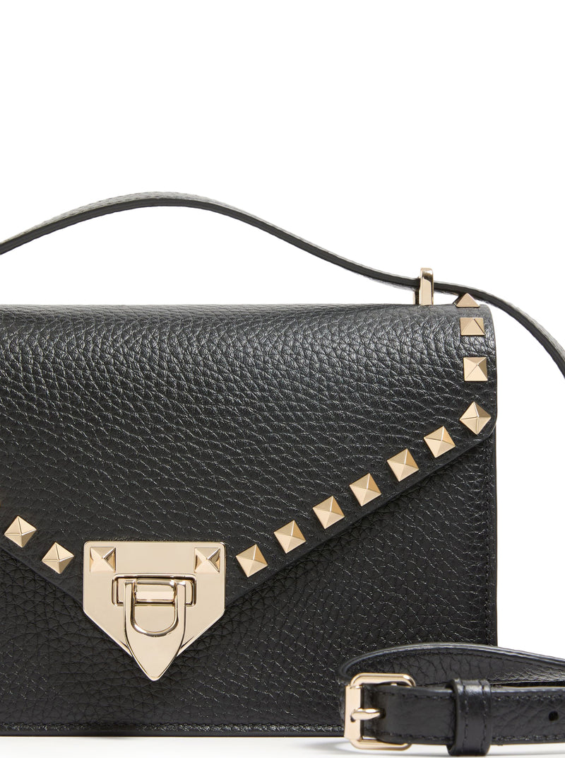 BORSA PICCOLA ROCKSTUD A TRACOLLA IN PELLE DI VITELLO