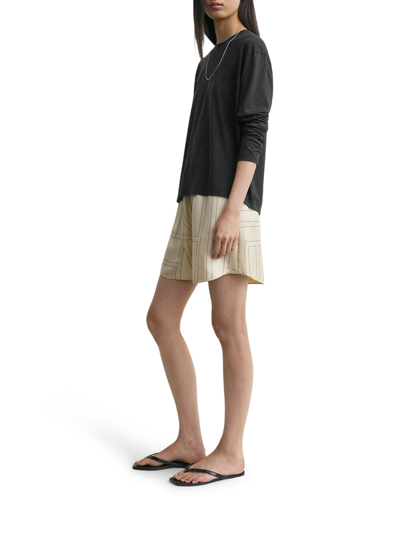 SHORTS MONOGRAM IN SETA
