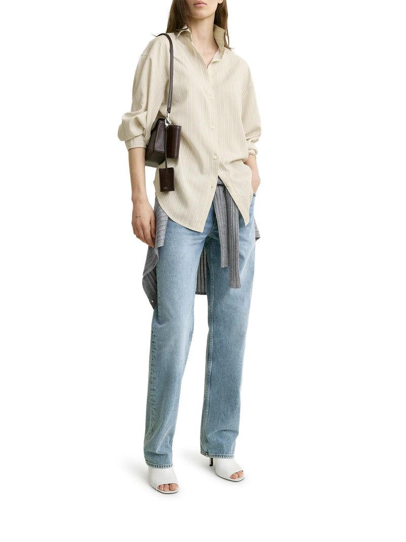 CAMICIA A RIGHE OVERSIZE