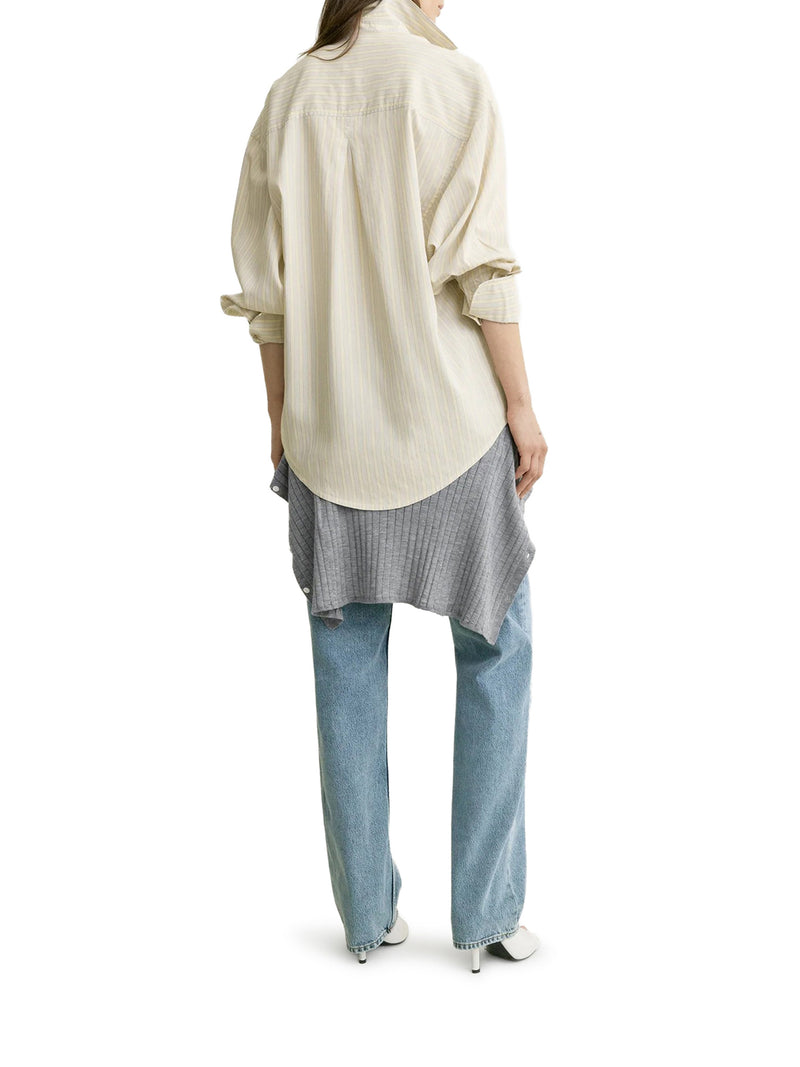 CAMICIA A RIGHE OVERSIZE