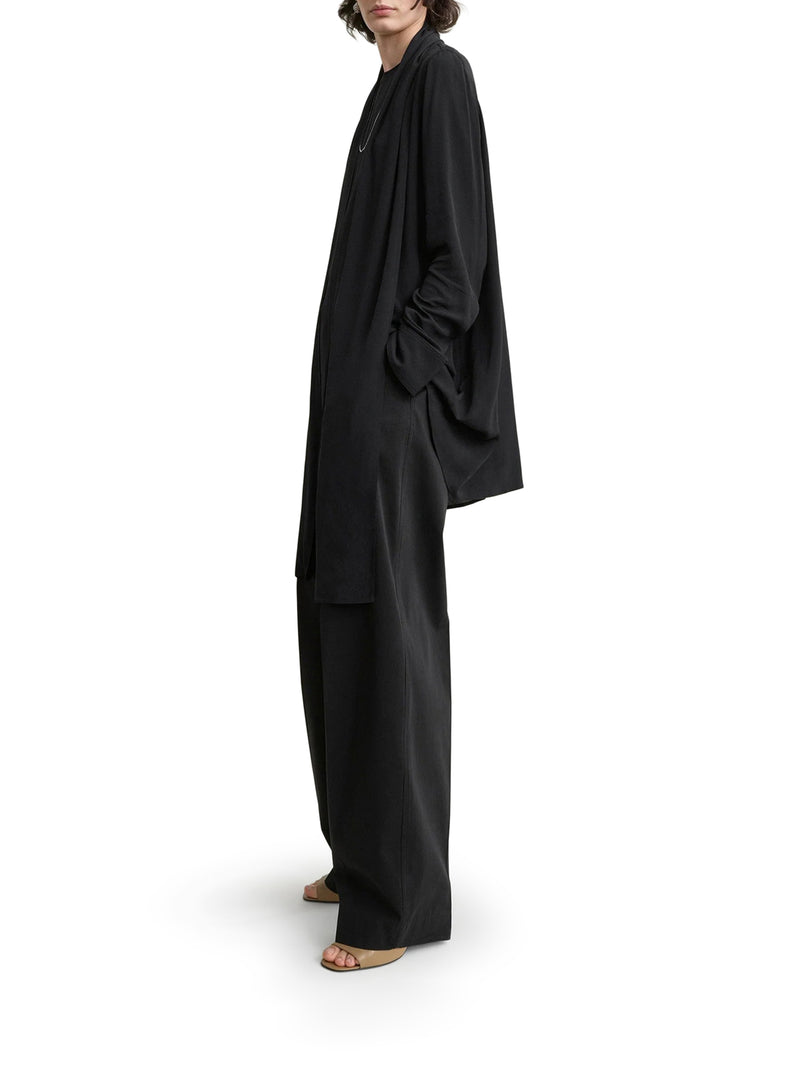 BLUSA CON SCIARPA DRAPPEGGIATA