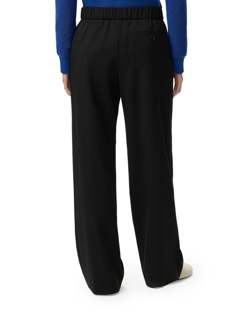 PANTALONI IN LANA SARTORIALE CON VITA ELASTICIZZATA IN JACQUARD LOEWE