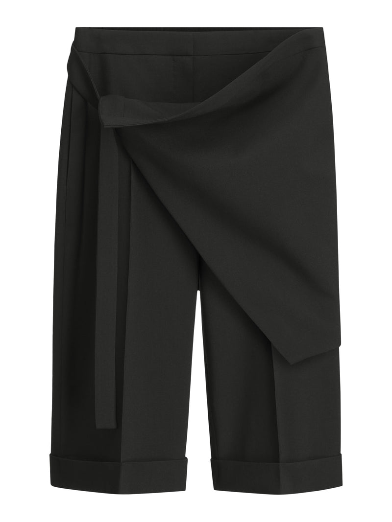 PANTALONI ALLA CAVIGLIA DRAPPEGGIATI