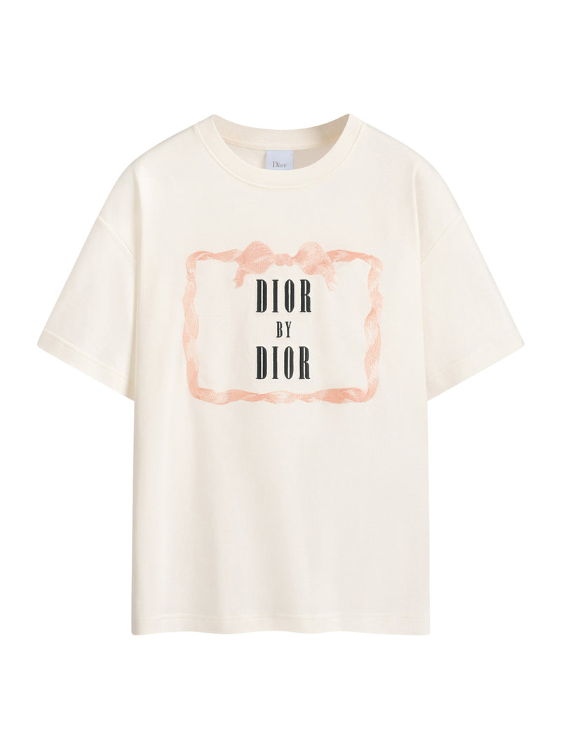T-SHIRT OVERSIZE CON RICAMO BOOK COVER JERSEY DI COTONE