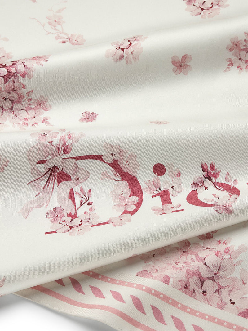 FOULARD QUADRATO DIOR LILAC BOUQUET 90