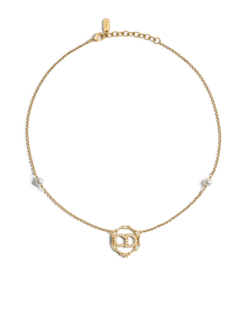 COLLANA CD CIRCLE CHAIN IN METALLO CON FINITURA ORO