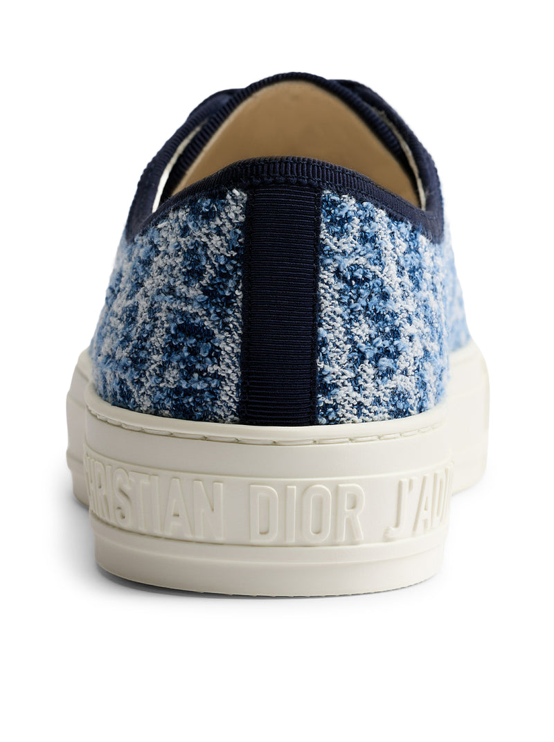 SNEAKER WALK`N DIORIVIERA IN DENIM SPUGNOSO DIOR OBLIQUE BLU