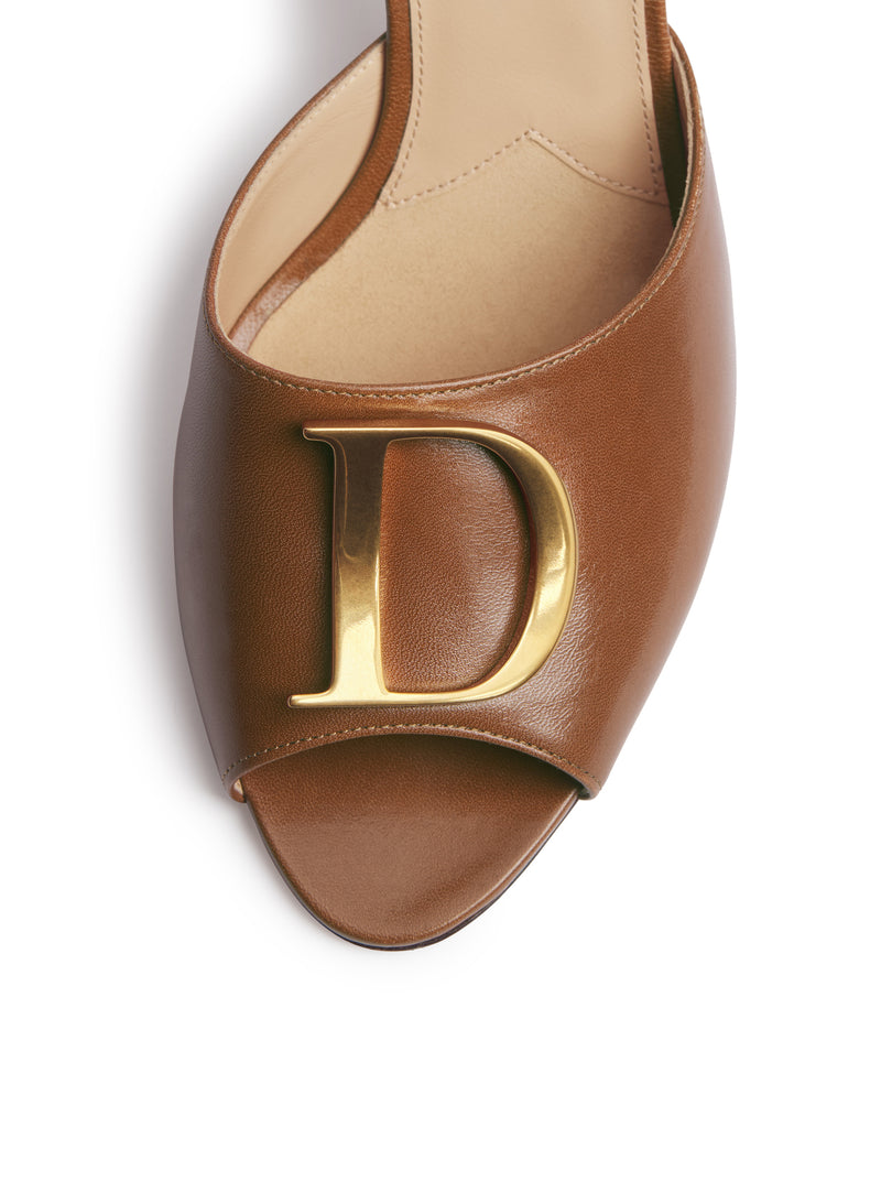 SANDALO CON TACCO INITIALS IN PELLE DI AGNELLO