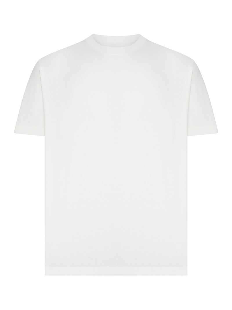 T-SHIRT ROMA IN COTONE CON LOGO RICAMATO