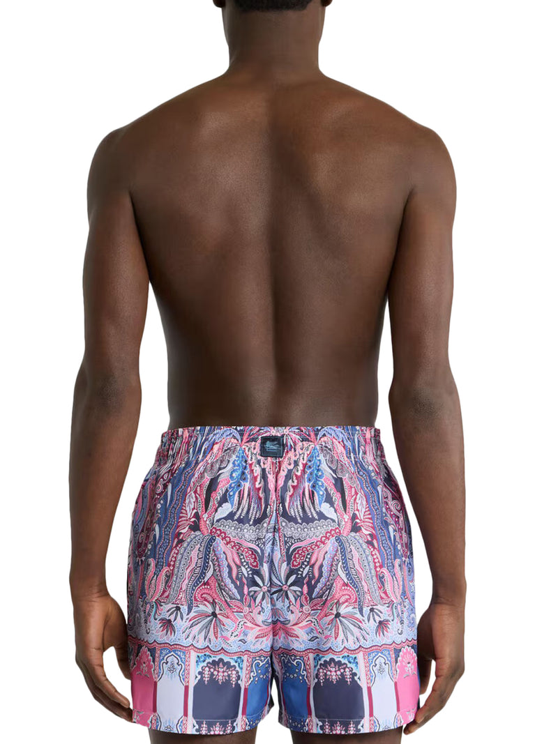 COSTUME CON STAMPA PAISLEY FLOREALE PIAZZATA