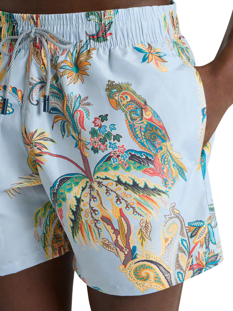 COSTUME DA BAGNO CON STAMPA PIAZZATA