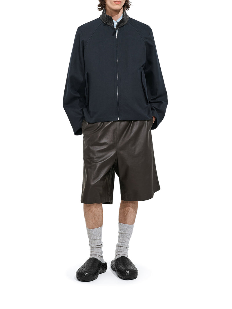GIACCA HARRINGTON IN GABARDINE DI COTONE