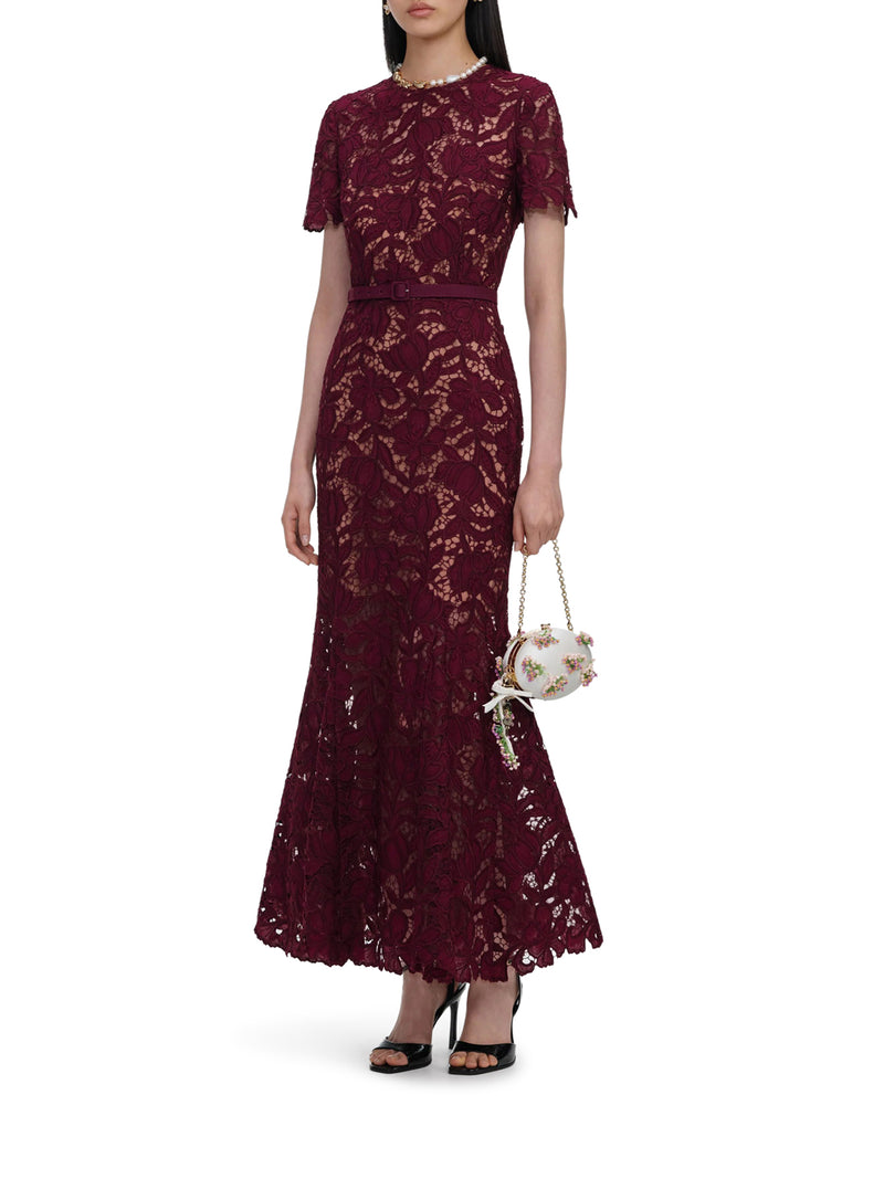 ABITO MIDI IN PIZZO