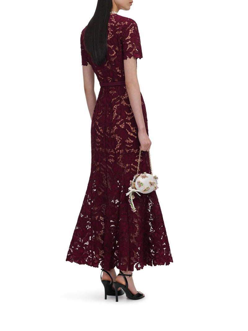 ABITO MIDI IN PIZZO