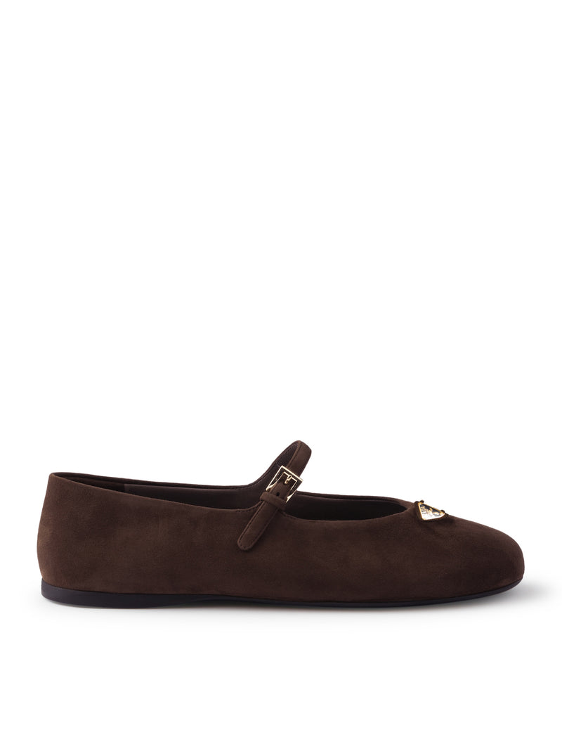 BALLERINE IN PELLE SCAMOSCIATA
