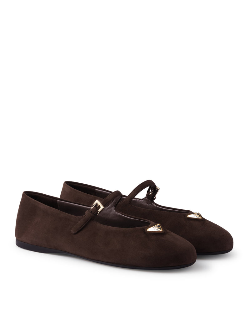 BALLERINE IN PELLE SCAMOSCIATA
