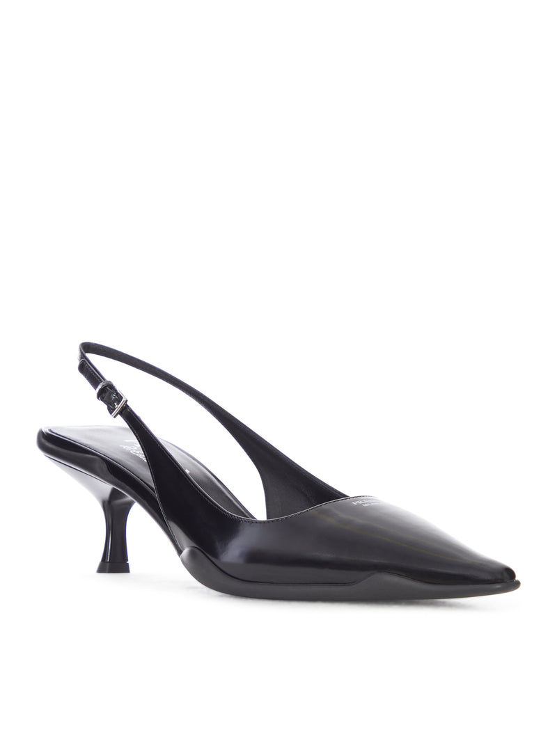 DÉCOLLETÉ SLINGBACK IN PELLE LISCIA