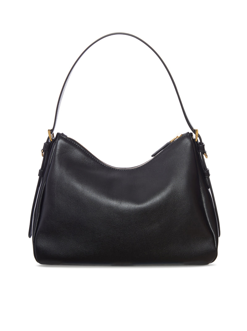 BORSA A SPALLA IN PELLE LISCIA