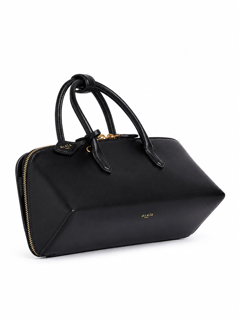 BORSA DELTA PICCOLA IN PELLE DI VITELLO BOX