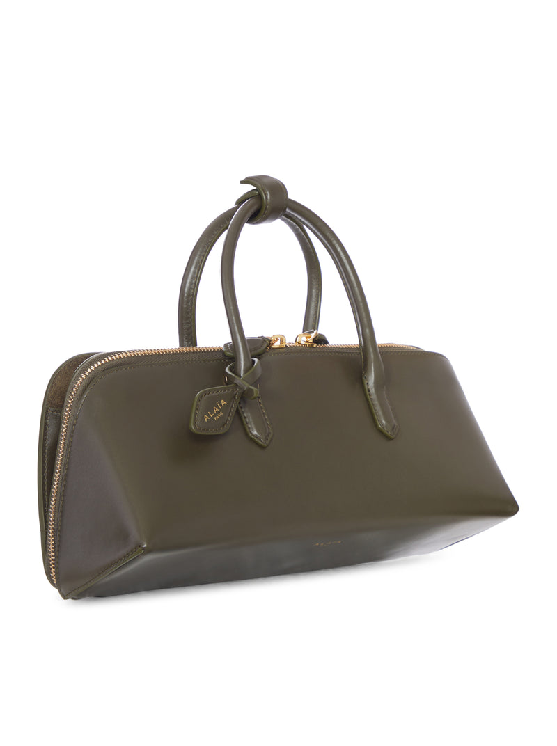 BORSA DELTA PICCOLA IN PELLE DI VITELLO BOX