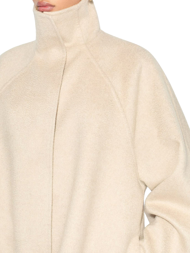 CAPPOTTO ASIMMETRO IN CASHMERE