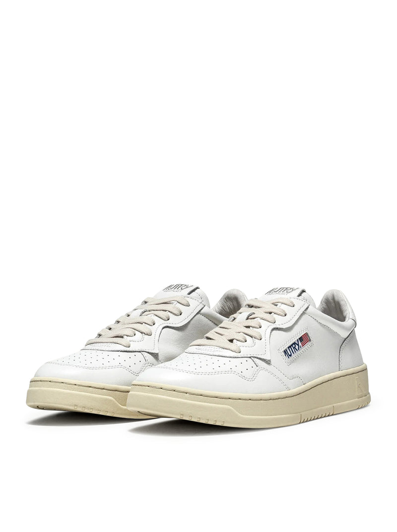 SNEAKERS MEDALIST LOW IN PELLE BIANCA