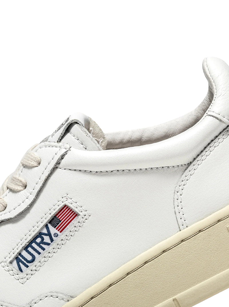 SNEAKERS MEDALIST LOW IN PELLE BIANCA