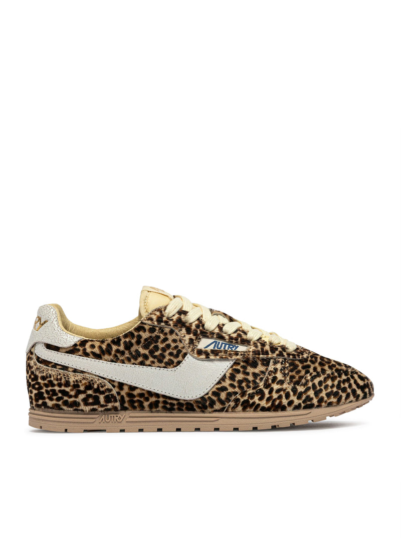SNEAKERS WINDSPIN IN PELLE SCAMOSCIATA