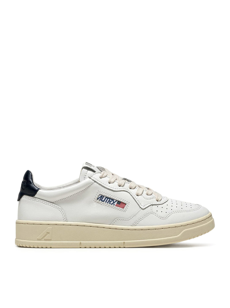 SNEAKERS MEDALIST LOW IN PELLE BIANCA E SPACE