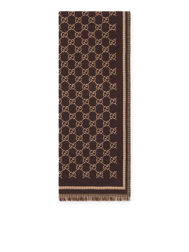 SCIARPA IN LANA GG JACQUARD