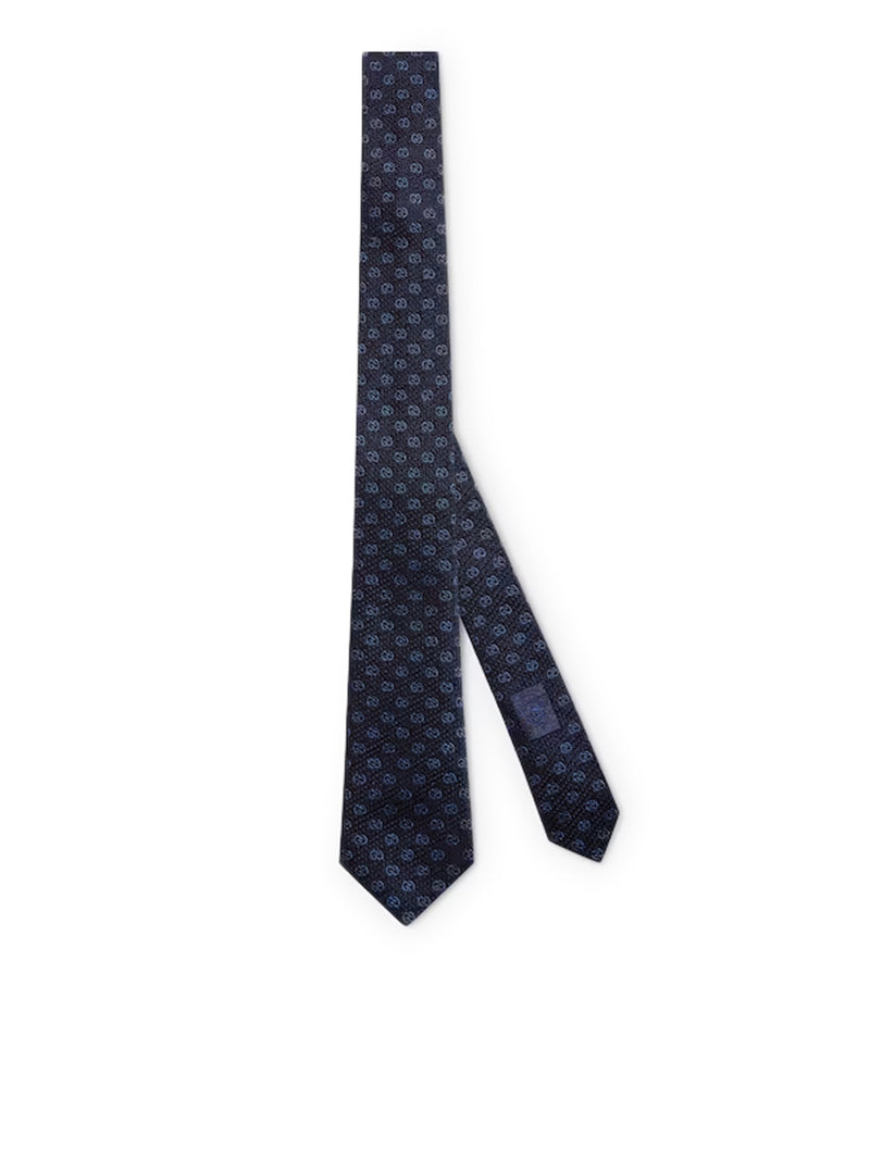 CRAVATTA IN JACQUARD DI SETA GG