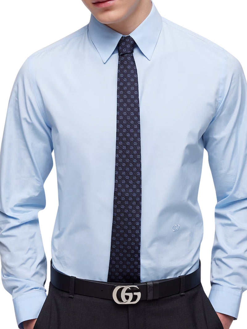 CRAVATTA IN JACQUARD DI SETA GG