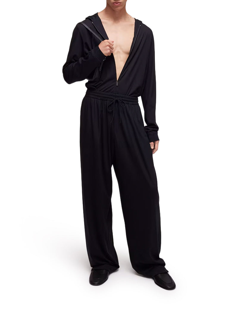 GIACCA CON ZIP IN MORBIDO JERSEY DI RAYON