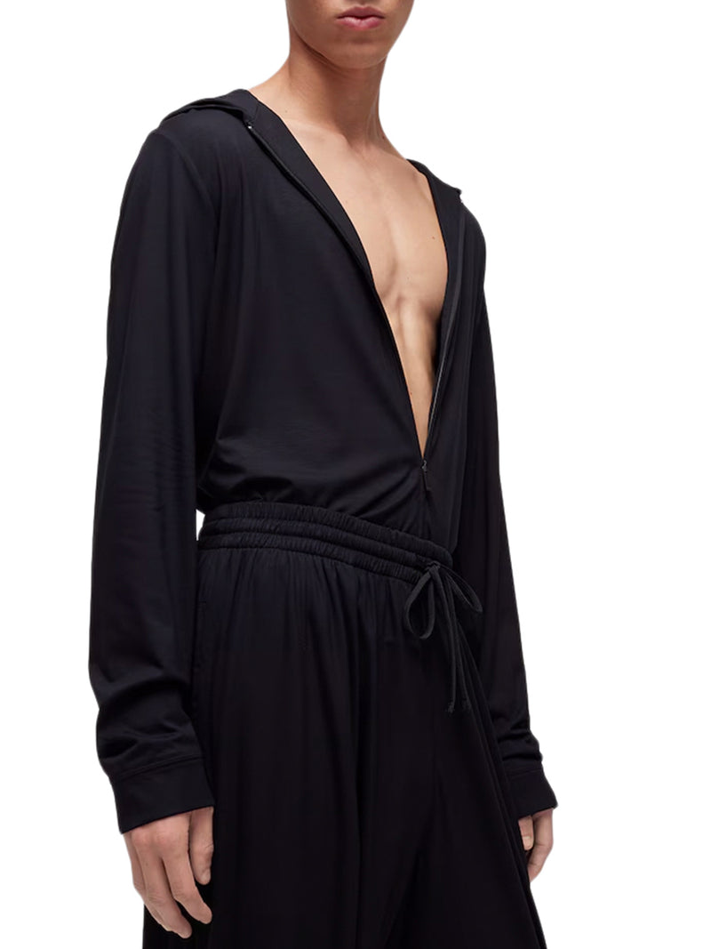 GIACCA CON ZIP IN MORBIDO JERSEY DI RAYON