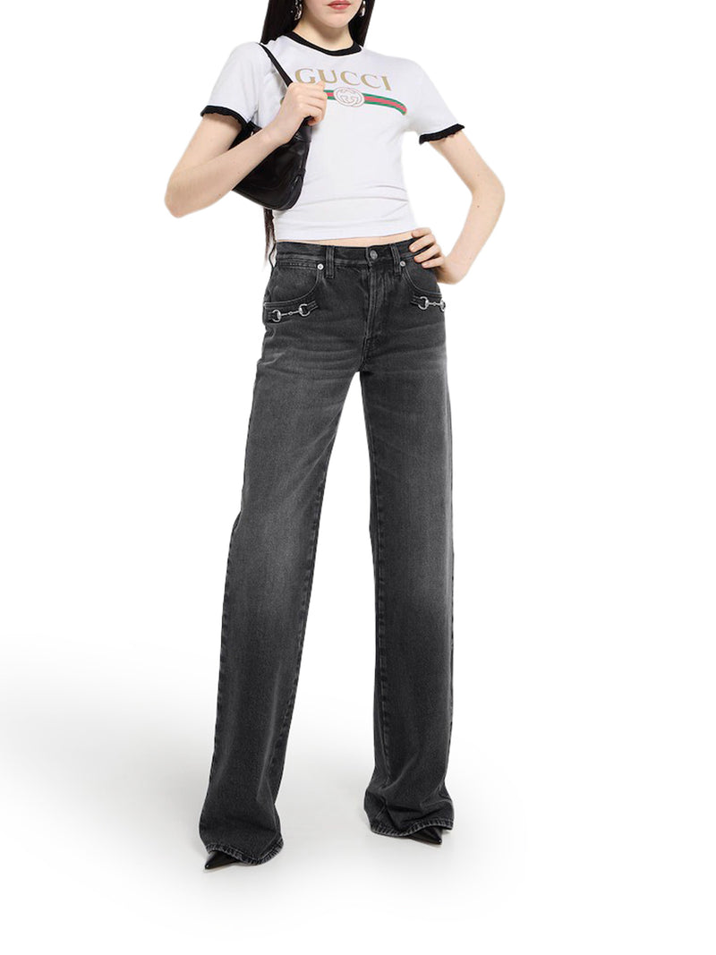 T-SHIRT IN JERSEY DI COTONE STAMPATO
