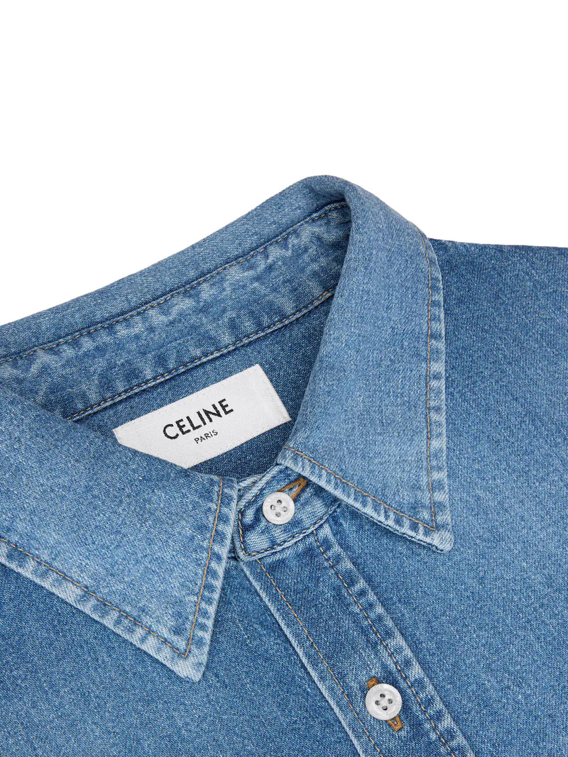 CAMICIA IN DENIM DI COTONE