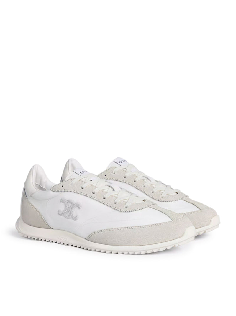 SNEAKER BASSA STRINGATA IN PELLE DI VITELLO SCAMOSCIATA