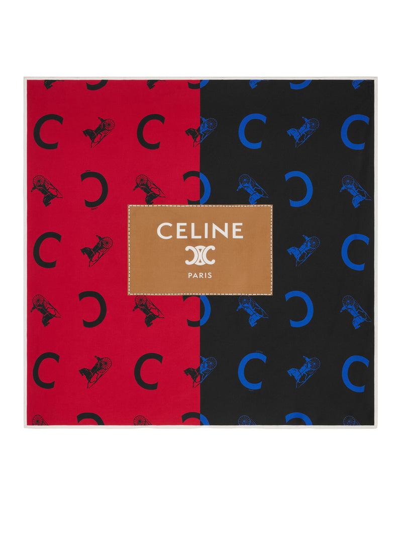 CARRÉ IN TWILL DI SETA