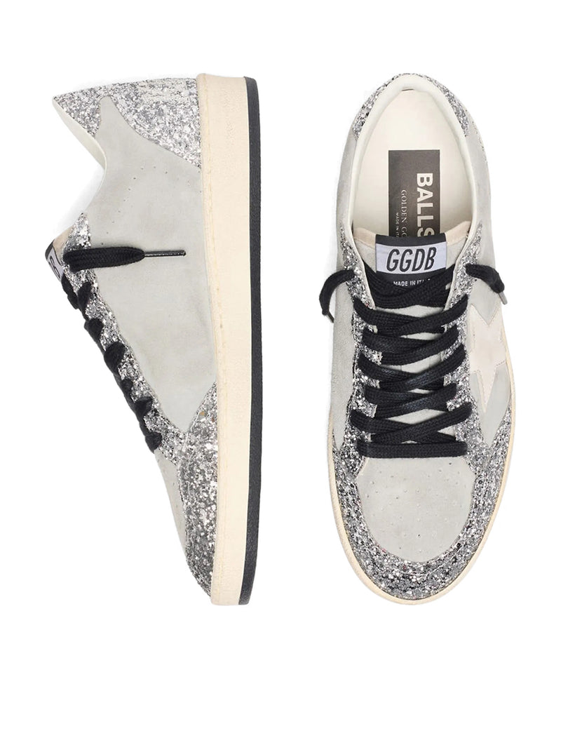 SNEAKERS BALL-STAR IN SUEDE CON INSERTI GLITTER