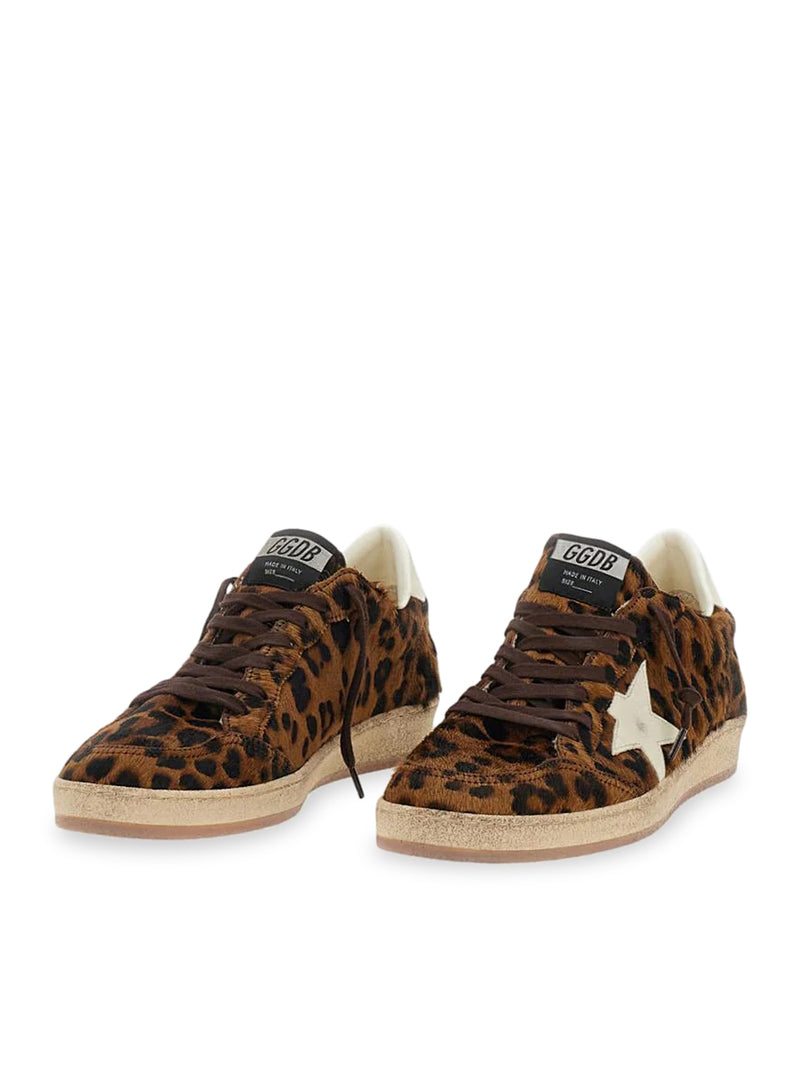 SNEAKER BALL-STAR IN PELLE MARRONE